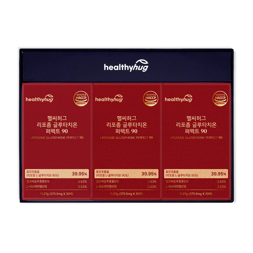 [세트] 헬씨허그 리포좀 글루타치온 필름 퍼펙트 90 고순도 효모추출물 90매, 1개 - 상세 이미지 2