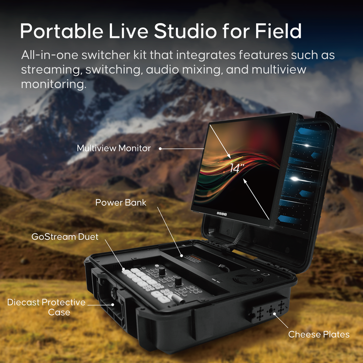 Osee GoStream Duet Kit SDI 오씨 고스트림 듀엣 키트 스트리밍 스위처 - 상세 이미지 3