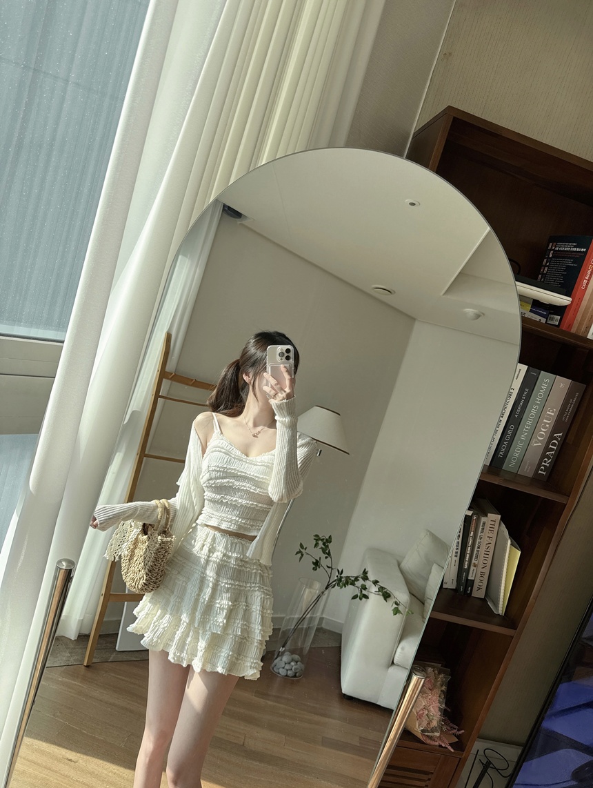 [신상💛롱ver*/숏ver*]동남아 휴양지 캡내장 프릴 나시 투피스 세트 상세 이미지 25