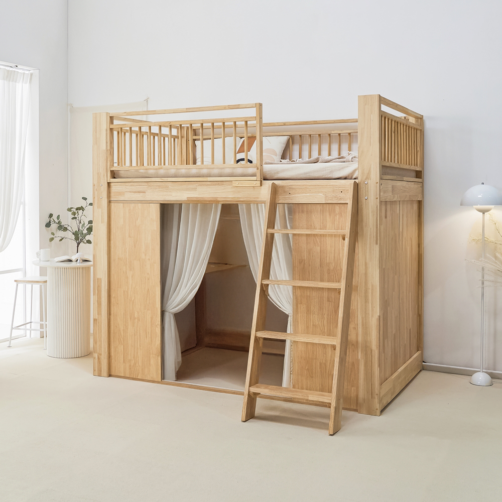 문하우스 유아 성인 벙커침대 어른 2층 벙커형 침대책상세트