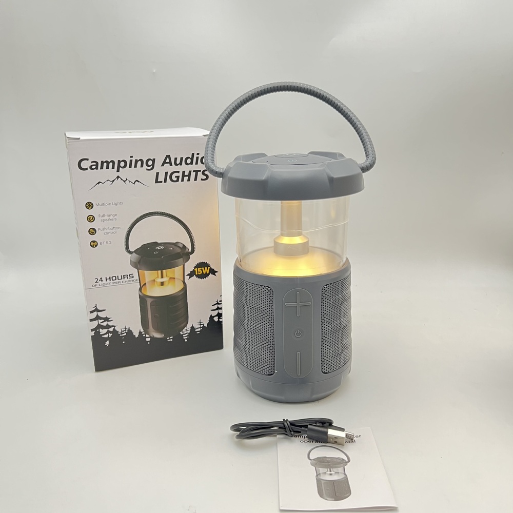 스마트 올인원 캠핑 조명 & 블루투스스피커 캠핑용품 - 상세 이미지 2