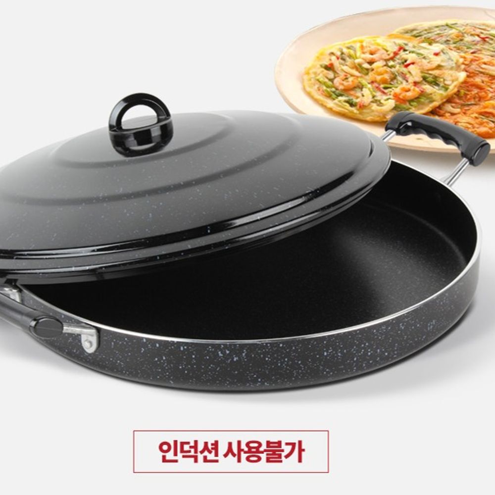 가정용 다용도 전판 닭갈비 마블 코팅 불판 떡볶이 철팬 : 꿈꾸는윌리