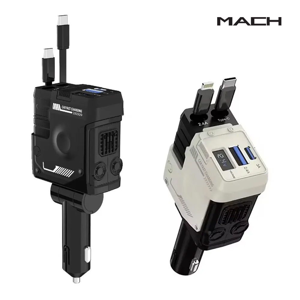 4in1 시거잭 초고속 충전기 차량용 시가잭 USB 어댑터 C타입 아이폰