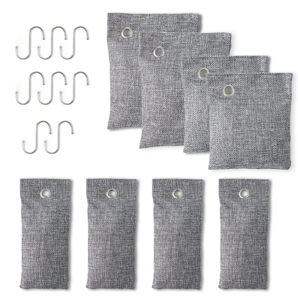 대나무숯 실내탈취제 자동차 신발장 냄새제거제 옷장 습기제거기 8p