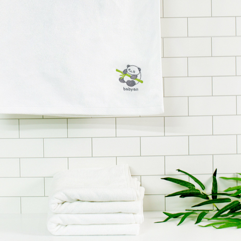 베이비앙 대나무(밤부) 100% 판다 신생아 아기 유아 목욕타올(340g)(출산선물 추천)