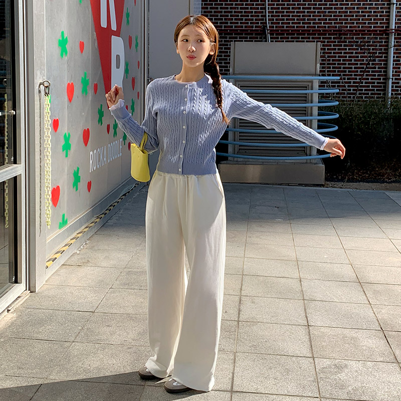 렌버 스트링 밴딩 와이드 트레이닝 팬츠 ps5070 - 상세 이미지 5