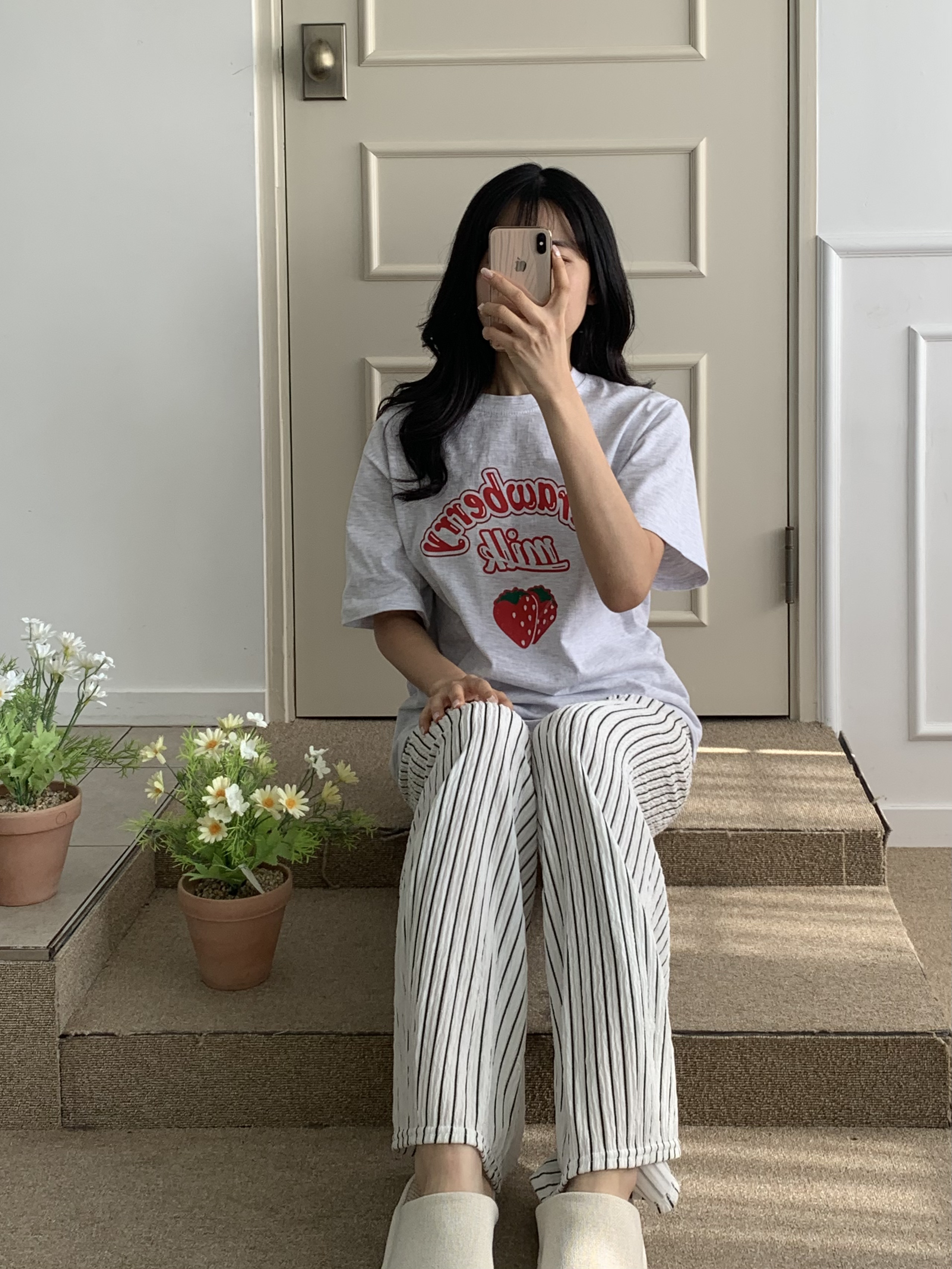 기숙사잠옷 파자마파티 잠옷바지 여성파자마 상세 이미지 13