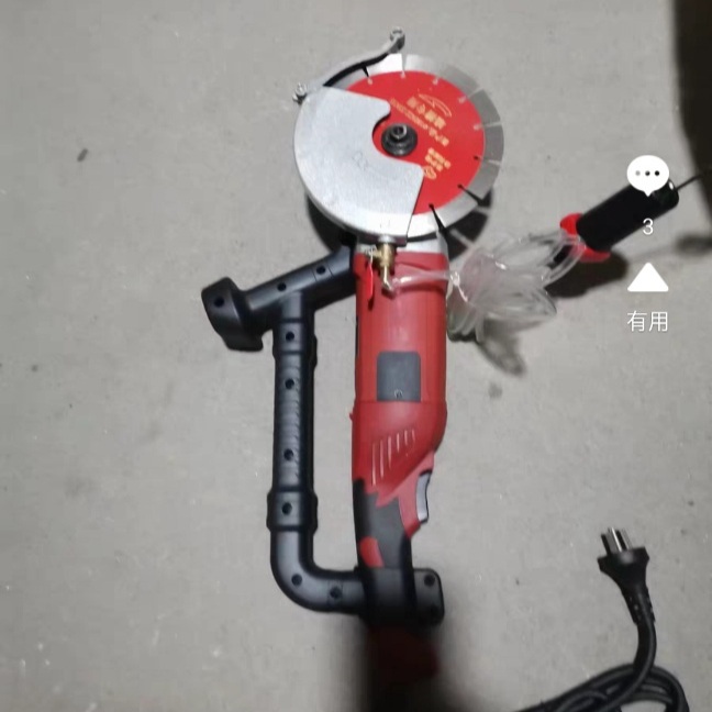 콘크리트홈파기 시멘트커팅기 벽절단기 도로컷팅기 5200W 톱날168 깊이4.5cm 펌프 - 상세 이미지 4