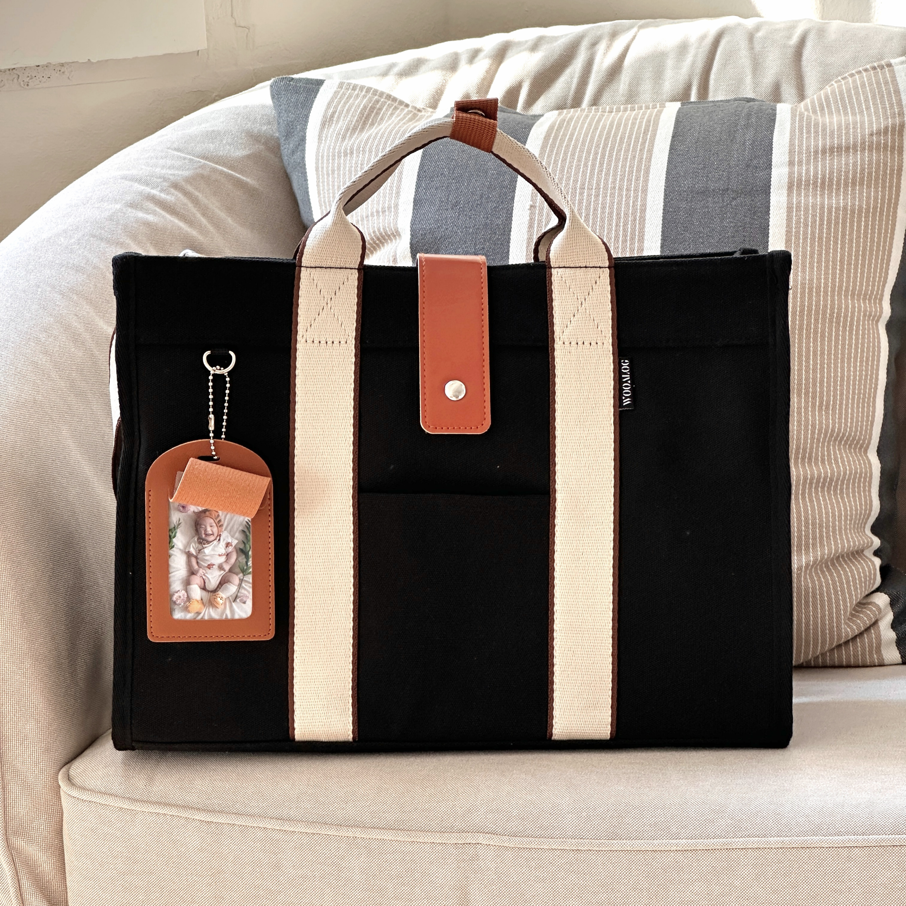 우아로그 기저귀가방 아기짐가방 유모차 출산