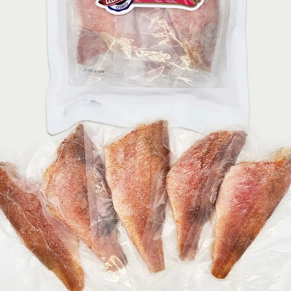 뽈락 장문볼락 볼락살 두절 열기 순살 무염 5조각 아기 - 상품 이미지