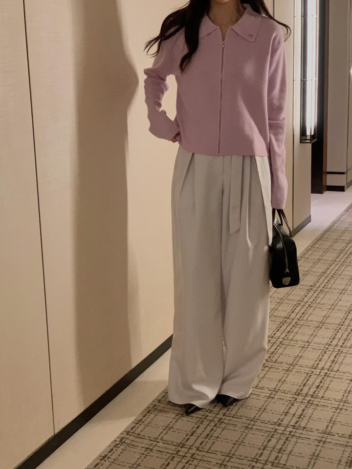 오스로 아워슬랙스 와이드팬츠 와이드슬랙스 여성바지 여자슬랙스 핀턱와이드팬츠 상세 이미지 10