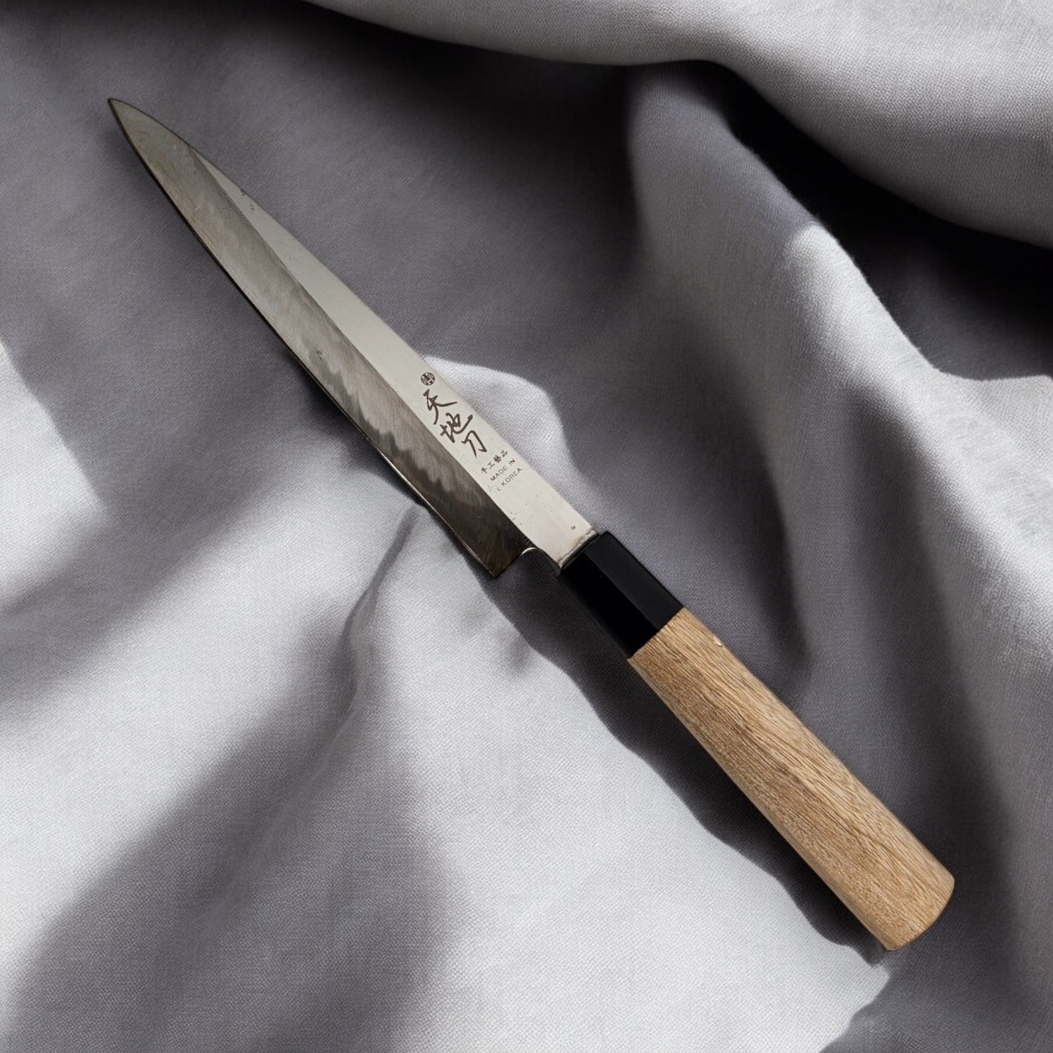 명장 조상진 천지도 미니 사시미 칼 대 왼손잡이 좌수용 - 상세 이미지 2