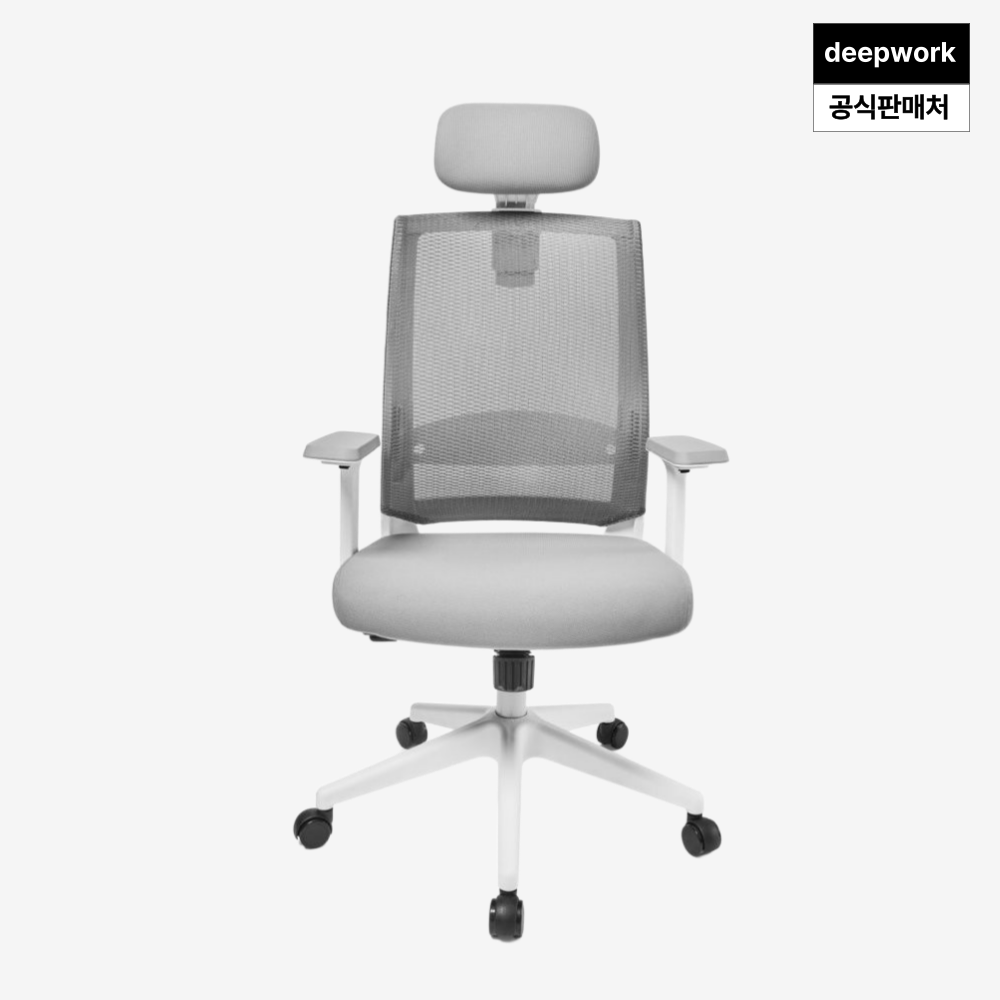 딥워크 컴퓨터의자 사무실 사무용 게이밍 의자 메쉬 책상 서울대 인생 고밀도 기본형 올블랙