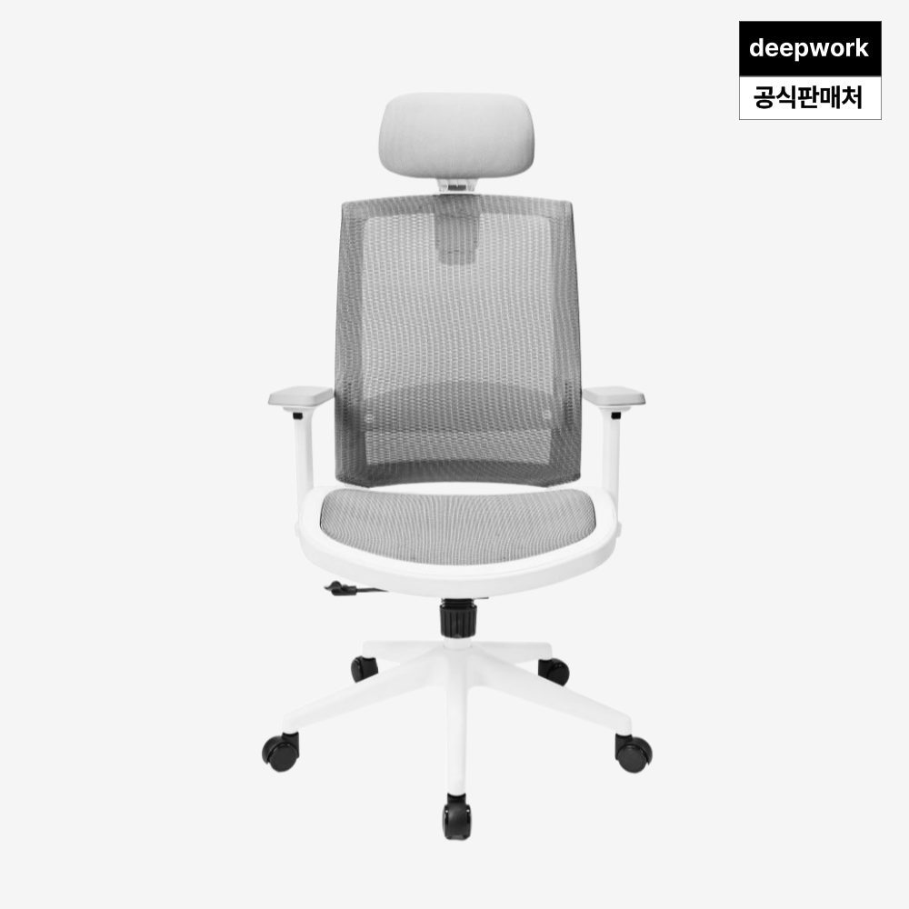 딥워크 컴퓨터의자 사무실 사무용 게이밍 의자 메쉬 책상 서울대 인생 고밀도 기본형 올블랙