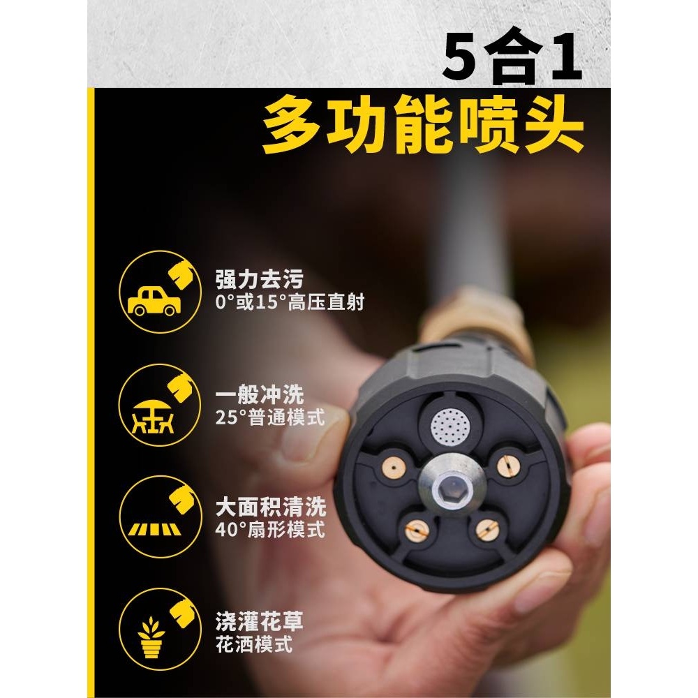 무선 고압 세척기 베어툴 스프레이 압력 세차건 세차기 노즐 20V - 상세 이미지 4