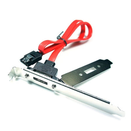 케이블메이트 SATA to eSATA 확장 브라켓 0.45M/1port LP 포함 CH315