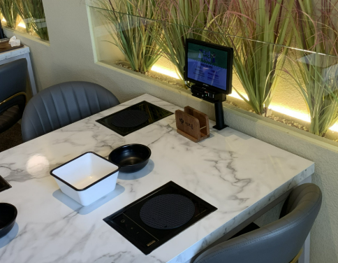 인스템 1구인덕션 ISB012 업소용 빌트인 매립형 샤브1인용 테이블 전기레인지 1.2KW