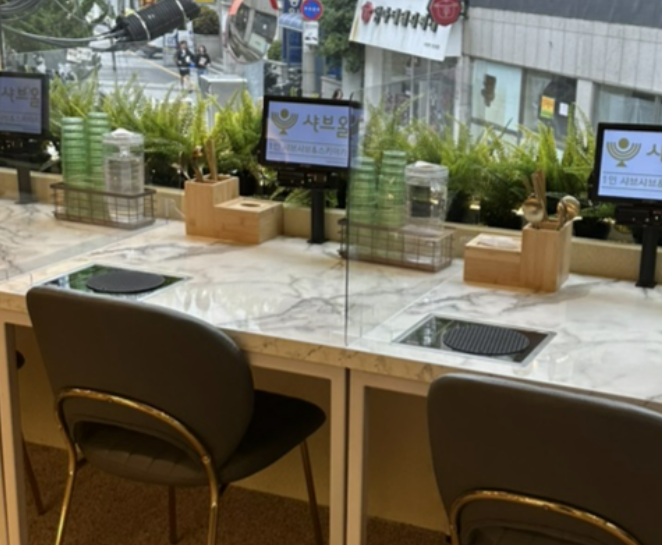 인스템 1구인덕션 ISB012 업소용 빌트인 매립형 샤브1인용 테이블 전기레인지 1.2KW