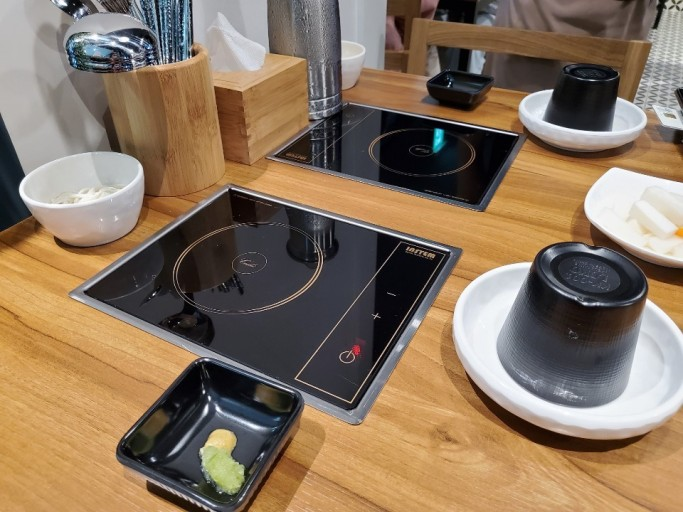 인스템 1구인덕션 ISB012 업소용 빌트인 매립형 샤브1인용 테이블 전기레인지 1.2KW