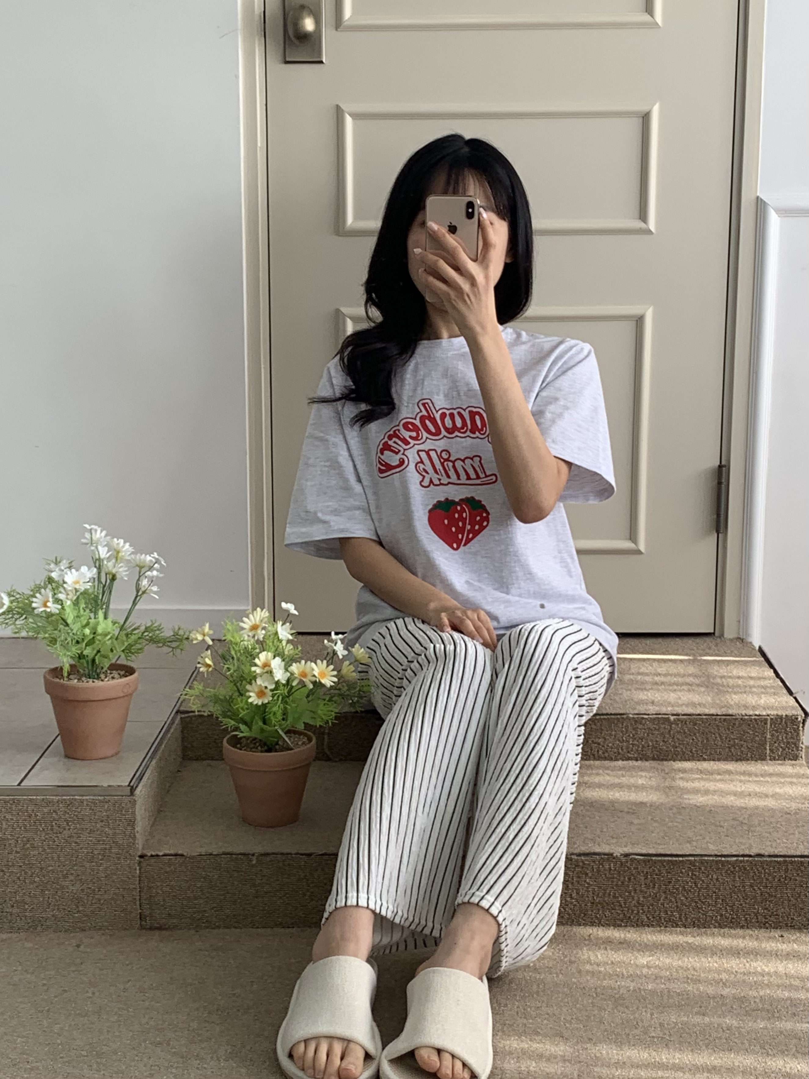 기숙사잠옷 파자마파티 잠옷바지 여성파자마 상세 이미지 14