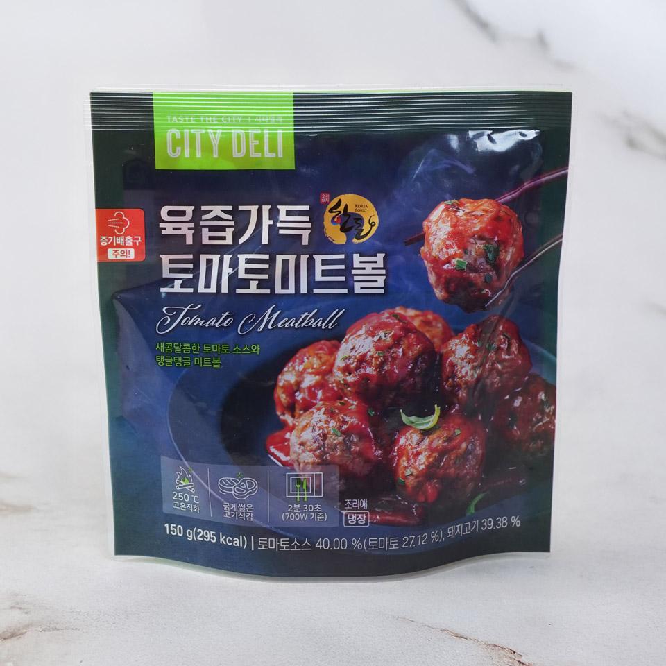 메가마트 시티델리 육즙가득 토마토미트볼 1입 150g - 상품 이미지