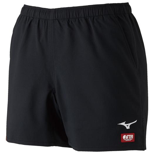 미즈노 MIZUNO 탁구 게임 팬츠 탁구복 반바지 82JB900590 블랙 - 상품 이미지