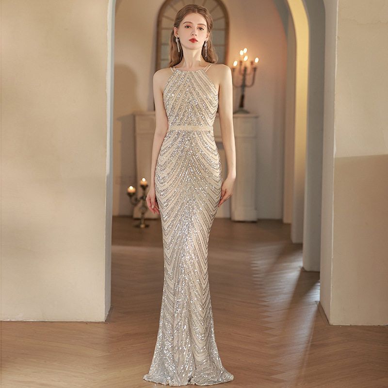 연주회 드레스 이브닝 브라이덜샤워 파티룩 신부 하이 엔드 업 피쉬 테일 롱 스 웨딩 촬영 - 상세 이미지 2