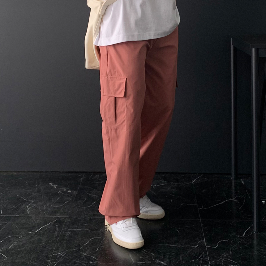 나일론카고팬츠 건빵바지 통큰바지 남자바스락팬츠 이미지 8