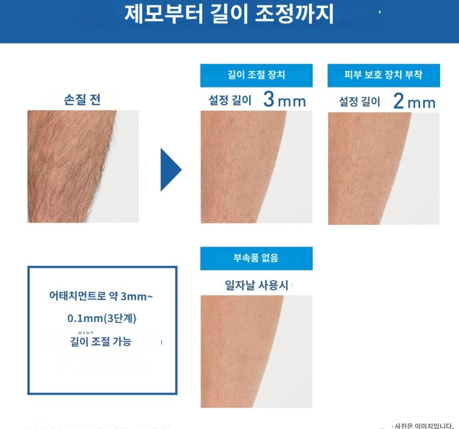 파나소닉 Panasonic 바디 트리머 제모기 ER-GK60-W 화이트 - 상세 이미지 4
