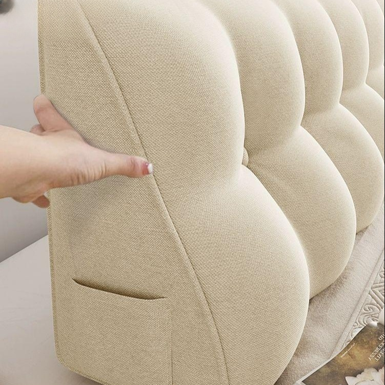 침대 헤드 쿠션 침대헤드 대형쿠션 구름  크림 화이트 - 상품 이미지