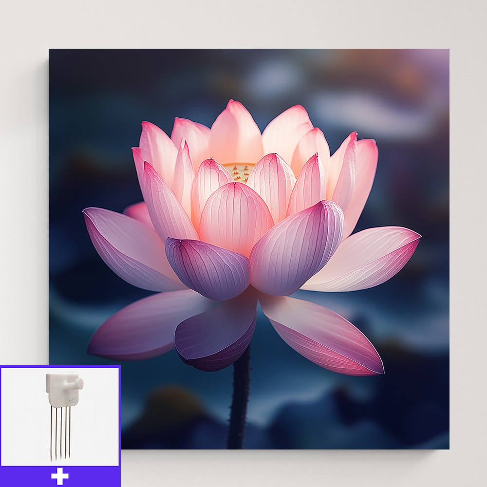 합격 연꽃 45x45cm 캔버스 액자 - 메인 이미지