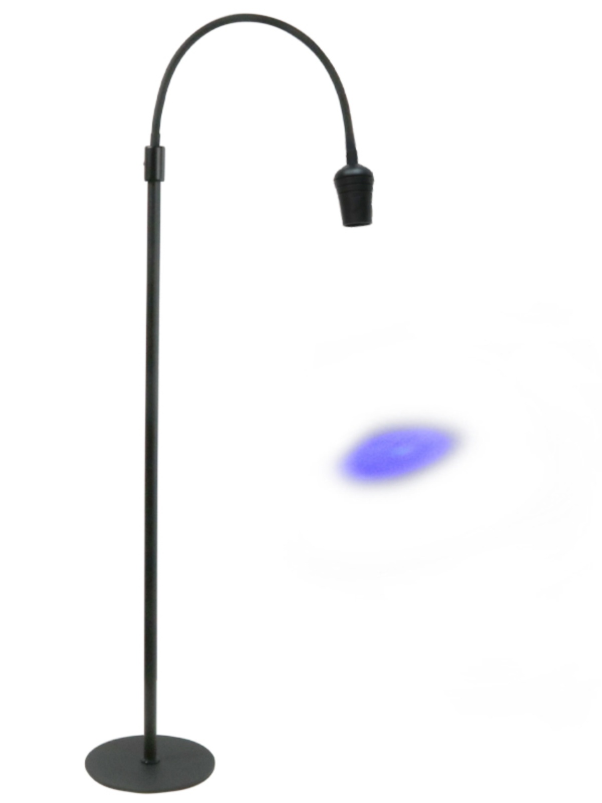 led 속눈썹연장 램프 uv 조명 미용실 자외선 글루 경화 아트 속눈썹 10W 블랙 나사형 미국 규격 - 상품 이미지