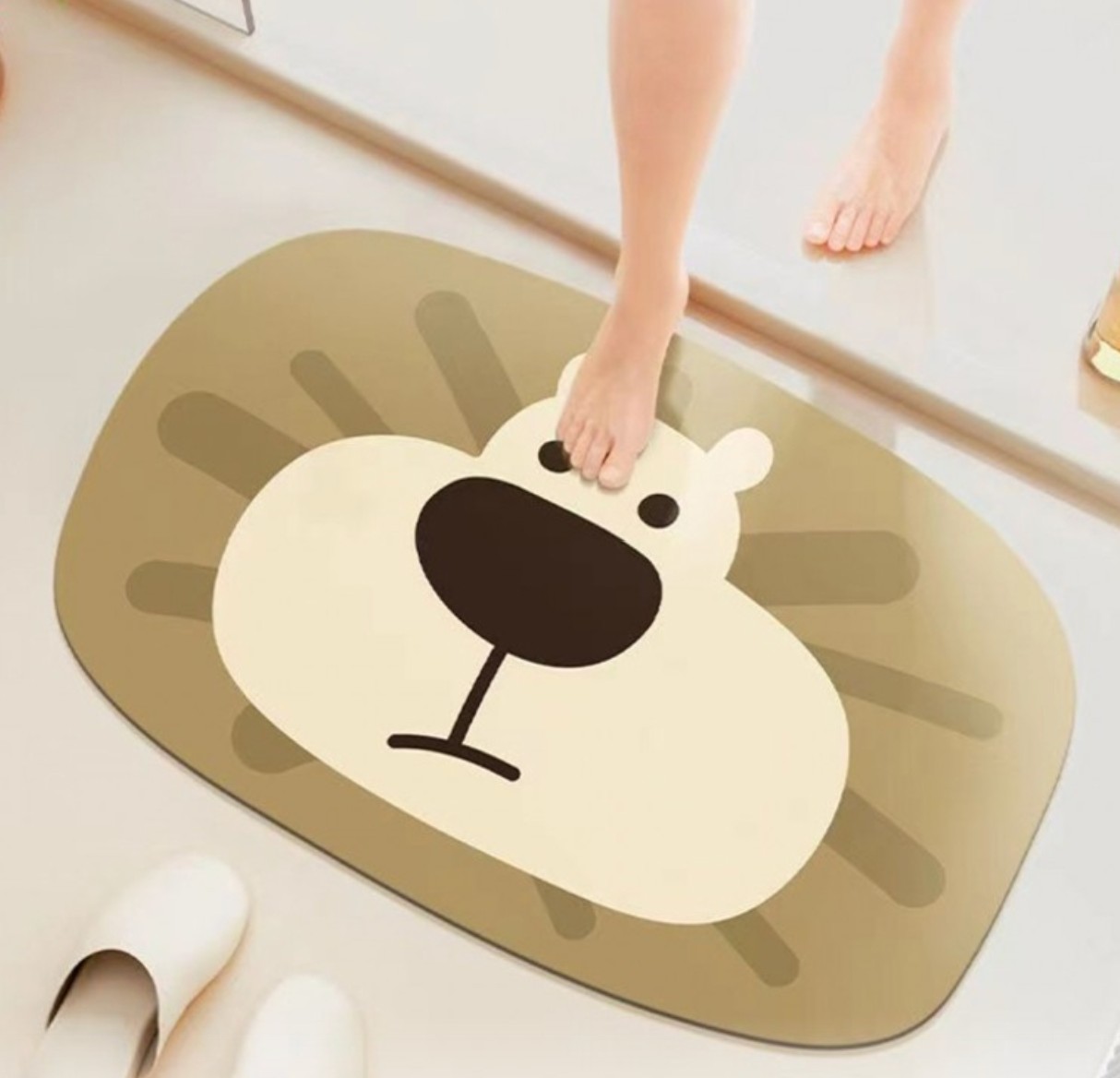 귀여운 동물 규조토 발매트 욕실 발매트 주방 발매트 다용도 발매트