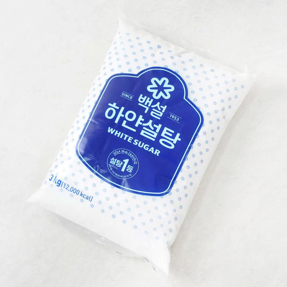 메가마트 CJ 백설 하얀설탕 3kg - 상세 이미지 2