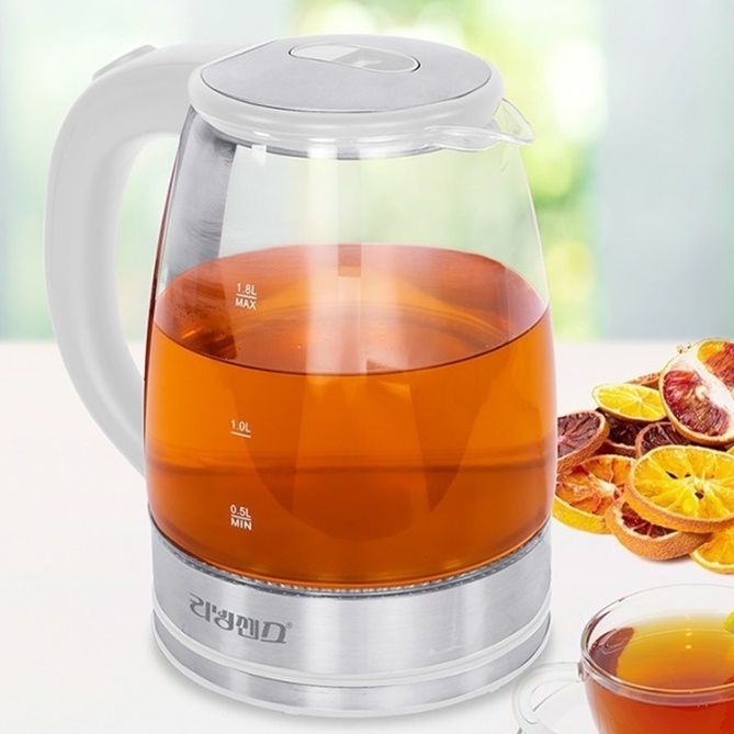 전기티팟 물끓이는포트 전기포트기 유리 차탕기