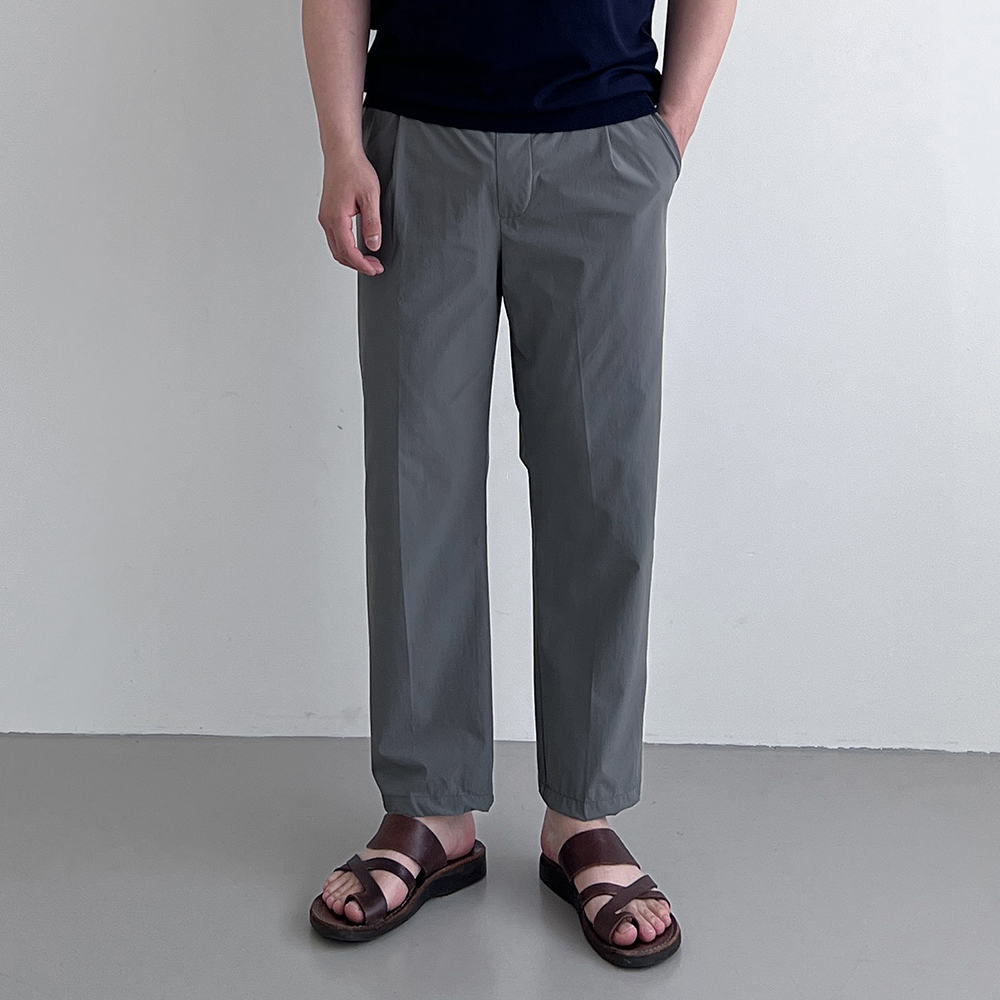 남자여름슬랙스 남자냉장고바지 아이스슬랙스 테이퍼드 - 상품 이미지