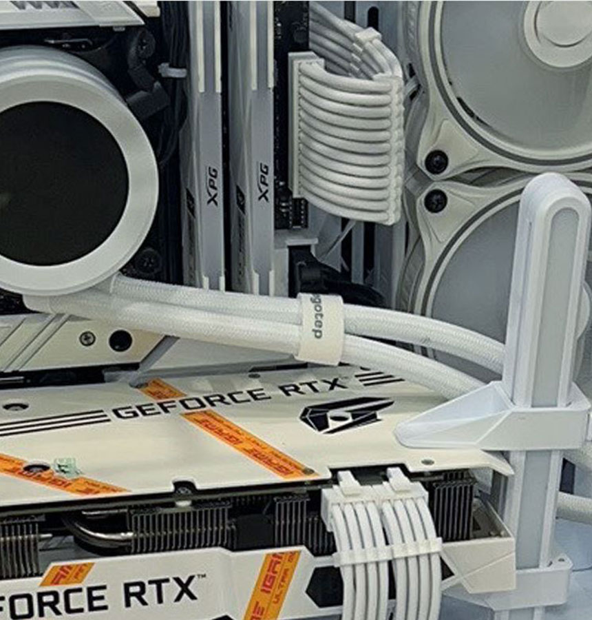 SGMK 슬리빙 케이블 세트 그래픽카드 8핀 연장 케이블 CPU 메인보드 GPU - 상세 이미지 3