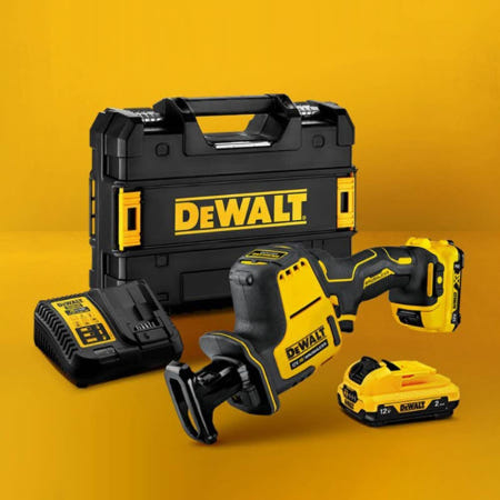 디월트 충전컷소 BL모터 컷쇼 12V 2.0AH 충전식컷소