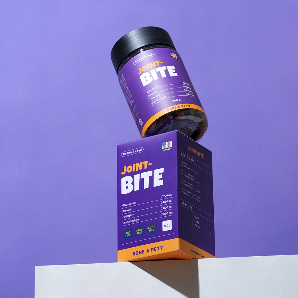 본아페티 초고함량 강아지 관절 영양제 슬개골 근육 관리용 조인트바이트 140g, 1개