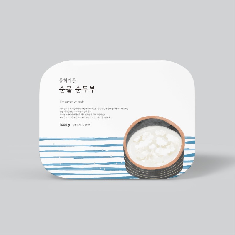 동화가든 명품 순두부 식사 대용 국산콩 1000g 밀키트 간장옵션 (2~3인분) - 상세 이미지 2