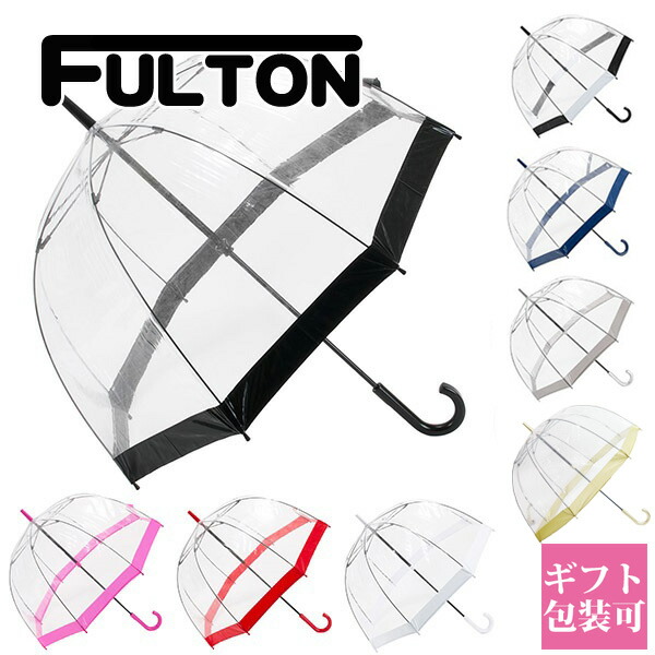 펄튼 FULTON 버드 케이지 투명 우산 예쁜 장우산 L041 8컬러 - 상품 이미지