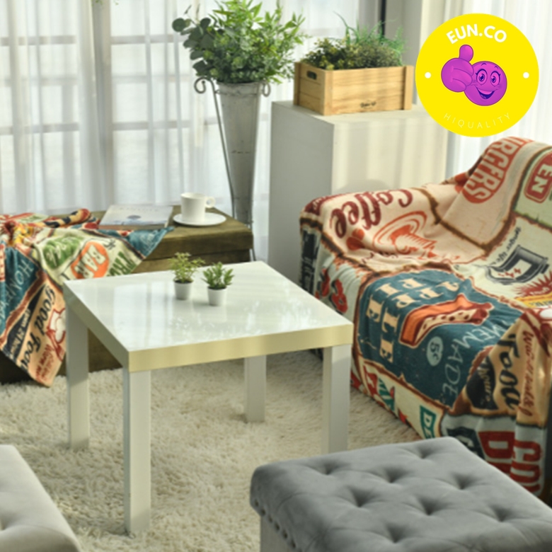 빈티지 극세사 담요 패브릭 대형 무릎 이불 간절기 필수템 히트템 소파덮개