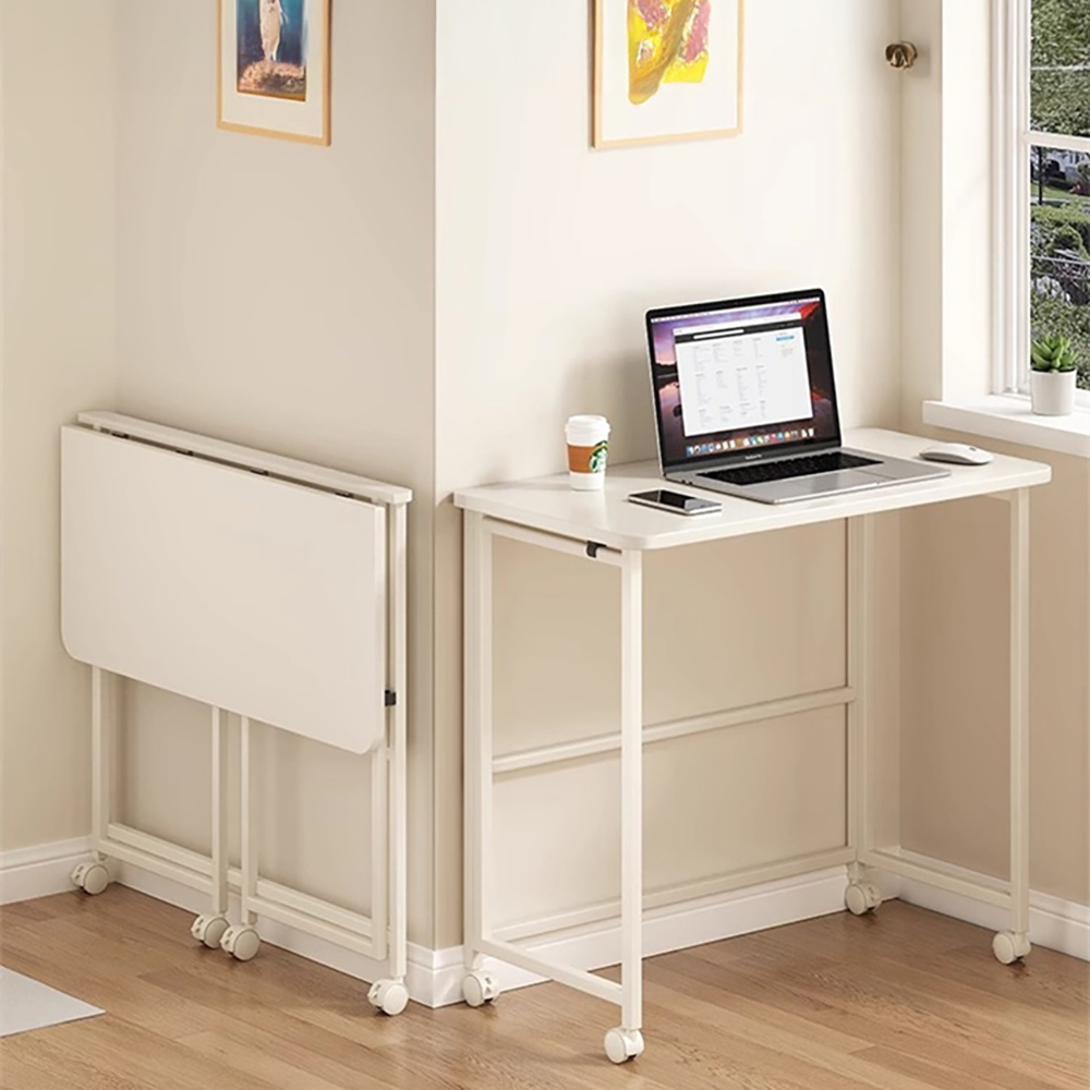 파인굿즈 접이식 책상 철제 책상테이블 일자형 공부 폴딩