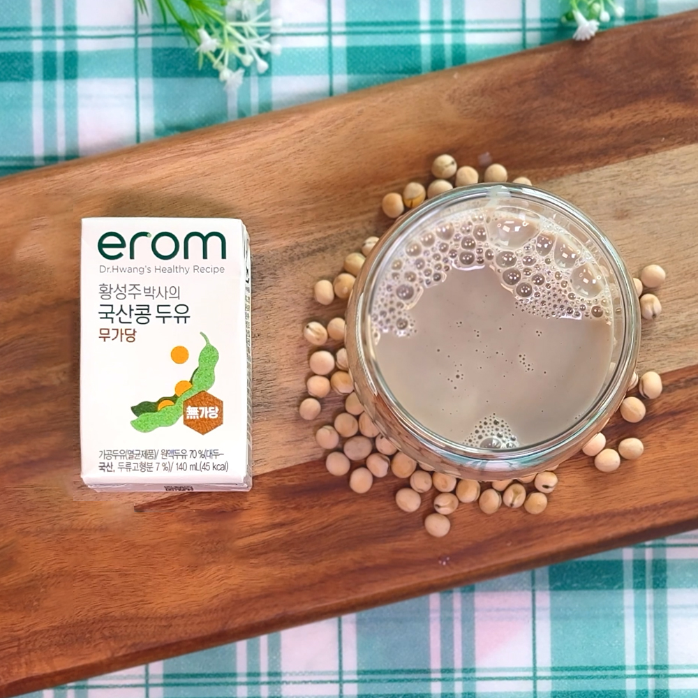 황성주 무가당두유 다이어트 무첨가 무당 저당 두유 140ml, 72개 - 상세 이미지 3
