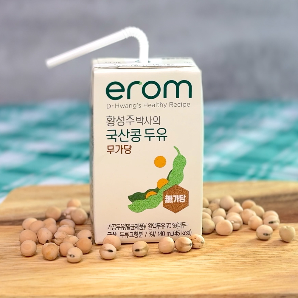 황성주 무가당두유 다이어트 무첨가 무당 저당 두유 140ml, 72개 - 상세 이미지 2