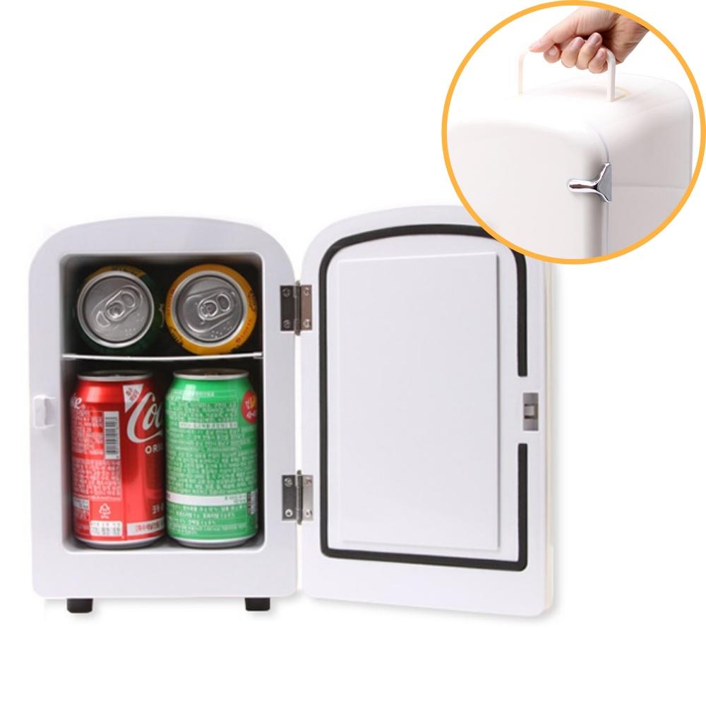 4L 미니 휴대용캔냉장고 차량용캠핑냉장고 차량용냉온장고
