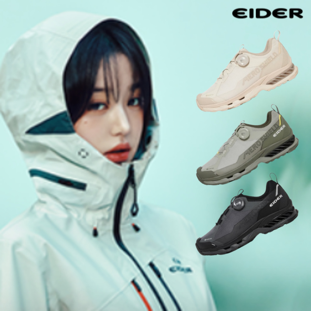 아이더 공용 가벼운 트레킹화 워킹화 등산화 방수 에어로쉴드