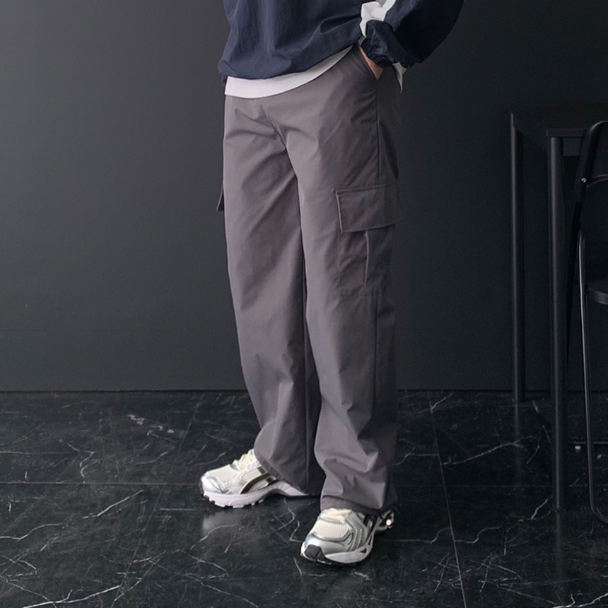 나일론카고팬츠 건빵바지 통큰바지 남자바스락팬츠 이미지 7