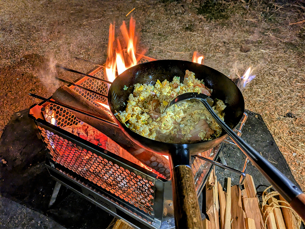 캠핑투게더 카시오페아 (L) 모닥불 캠핑 화로대 불멍 바비큐그릴 접이식 다용도 멀티 화로