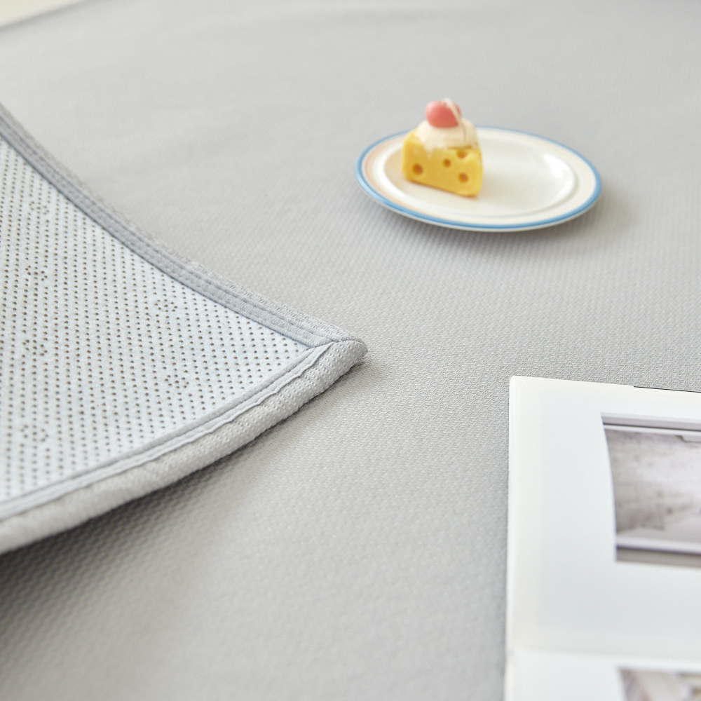 워셔블 방수 러그 방바닥매트 고양이러그 거실 카페트 하이드 그레이, 300x200cm